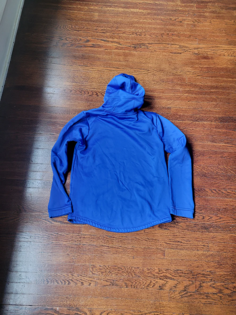 Nike Basketball Boys Blue White Hoodie Sweatshirt XL Activewear Dri Fit